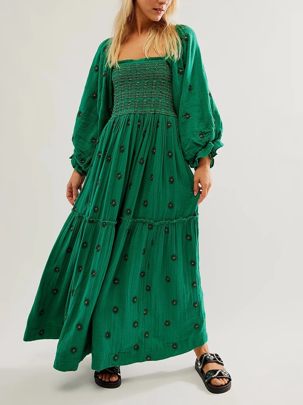 Free People Dahlia Maxi Dress sz: Small